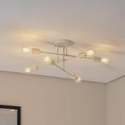 Cambridge kattovalaisin, 6-valo, hiekanvärinen, metallia