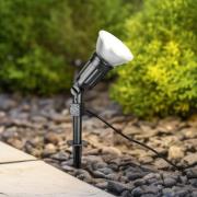 Kohdevalaisin ulos Caceres, musta, muovi, IP44, kallistettava