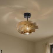 Kattovalaisin Vento, musta/kulta, metalli, Ø 40 cm, E27