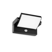 Ideal Lux LED-ulkoseinävalaisin Swipe Sensor, musta, IP54