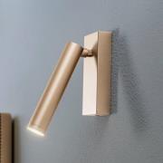 LED-seinävalaisin Rulo, kulta, teräs, 3000 K
