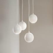 Midway-riippuvalo, hiekanvärinen, 4-lamppuinen, Ø 35 cm, GU10