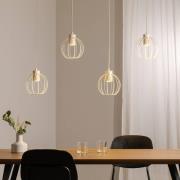 STARLIGHT ripustusvalaisin, kermanvalkoinen, 4-valo, pituus 100 cm met...