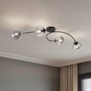 Vibra kattovalaisin, savunharmaa/musta, pituus 110 cm, 4-valo.