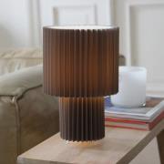 Markslöjd pöytävalaisin Catis, harmaa, korkeus 32 cm, tekstiili, E27