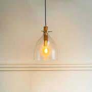 Dyberg Larsen Bistro-riippuvalo, Ø 25 cm, läpinäkyvä, lasi