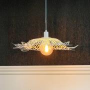 Dyberg Larsen Flora -riippuvalo, helmenvalkoinen, Ø 60 cm, metalli