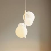 Riippuvalaisin Dione, 4-lamppuinen, valkoinen