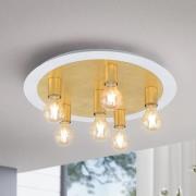LED-kattovalaisin Passano 6-lamppuinen, kulta