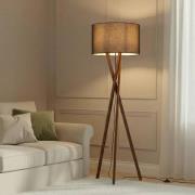 Lucande lattiavalaisin Auriane, kolmijalka, musta, kangas, 160 cm