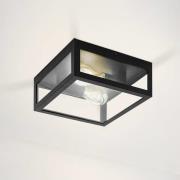 Kylpyhuoneen kattolamppu Amezola, 2 lamppua, musta