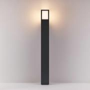 Facado II polkuvalaisin, korkeus 100 cm, kulmikas, tummanharmaa/opali