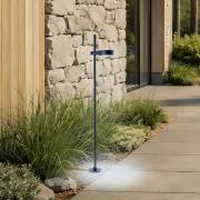 LED-pollarivalaisin Tessa, musta, alumiini, korkeus 100 cm