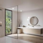 WEVER & DUCRÉ LED-kattovalaisin Perlez 3.0 Ø 20 cm IP44 2700 K