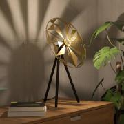 Castanuelo-pöytälamppu musta/kulta