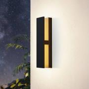 Costorio LED-ulkoseinävalaisin, epäsuora, musta