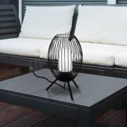 EGLO Fusignano -ulkopöytävalaisin, musta