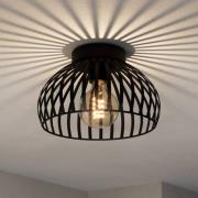 EGLO Mogano 3-kattovalaisin, häkkivarjostin, Ø28cm