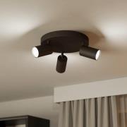 EGLO connect Telimbela-Z -kattospotti, 3x, musta