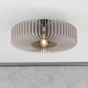 Kattovalaisin Palombaia, valkoinen, Ø 50 cm, teräs/puu, E27