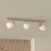 Corato kattovalaisin, hiekka/nikkeli/opal, 3-valo.