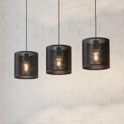 Manby-riippuvalaisin, pituus 90 cm, musta, 3-valo, teräs