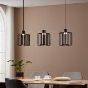 EGLO connect LED-riippuvalaisin Ginestrone-Z, 3-valoinen, musta