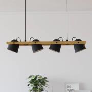 EGLO connect LED-kattovalaisin Hornwood-Z, 4-valaisin, musta