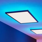 EGLO connect LED-kattovalaisin Rovito-Z, musta, 57 x 30 cm