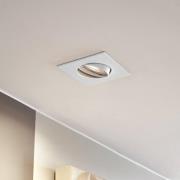 PRIOS-uppovalaisin Fibur, valkoinen, 9 cm, GU10, 10 kpl