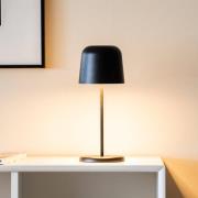 LED-akkukäyttöinen LED-pöytävalaisin Biot, musta, korkeus 30 cm, IP54,...