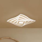 LED-kattovalaisin HERO, hiekka, 40x40 cm, kaukosäädin, CCT-himmennettä...