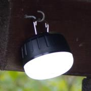 LED-ulkovalaisin 850948, musta/valkoinen, Ø 7 cm, muovi