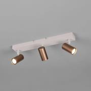 Kohdevalaisin Taryn, ruskea, pituus 45 cm, 3-lamppuinen, GU10