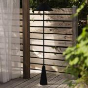 Globen Lighting Cannes -akkulattiavalaisin, musta, IP54