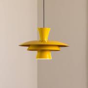 Riippuvalaisin Plato, sinapinkeltainen, metalli, Ø 38 cm, E27