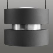 LED-riippuvalaisin Glow-Sphere, pituus 112 cm, musta, metalli