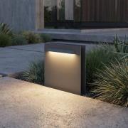 Lucande LED-pollarivalaisin Joril, antrasiitti, CCT, 23 cm, IP65