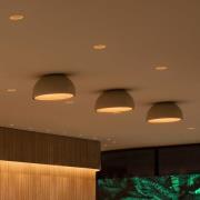 Vibia Duo 4874 LED-kattovalaisin, kerma