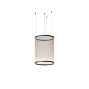 Vibia LED-riippuvalaisin ARRAY beige 73 x 55 cm sylinteri 927 himmenne...