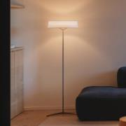 Vibia LED-lattiavalaisin DAMA, beige, korkeus 140 cm Paperi/metalli