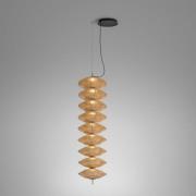 Bover LED-riippuvalaisin Yuyun S/9L, himmennettävä 0-10 V, beige