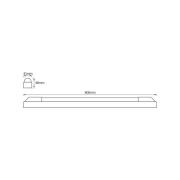 OSRAM LED-valolista POWER BATTEN, 3 000 K, 60 cm, 1-lamppuinen.