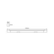 OSRAM LED-valolista VALUE BATTEN, 153 cm, metalli, 4 000 K