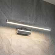 OSRAM LED-seinälamppu ORBIS DISC BAR, kromi, 40 cm, IP44, CCT