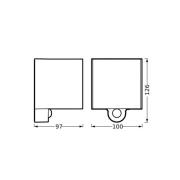 OSRAM LED-akkuulkovalaisin ENDURA STYLE Sensor grafit USB