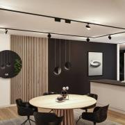 Paulmann URail-pendelivalaisin Alejandro musta 4 000 K 3-vaiheinen him...