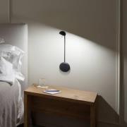 Vibia Pin 1680 LED-seinävalaisin, 39 cm, musta