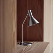 FRANDSEN pöytävalaisin Lyss, alumiinivärinen, metalli, 50 cm, E27