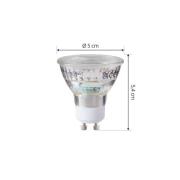 Arcchio LED-lamppu GU10 2.5W 2700K 450lm lasisarja, 10 kpl